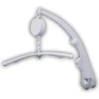 Niermann Stand By Niermann Mobilehalter zum Klemmen mit Spieluhr Weiss
