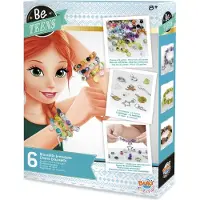 Buki Charm-Armbnder Set mit Perlen - kreatives Schmuck Bastelspielzeug