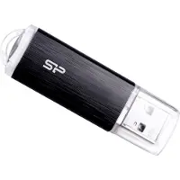 Silicon Power Ultima U02, 8 GB, USB Typ-A, 2.0, Kappe, Schwarz, Transparent