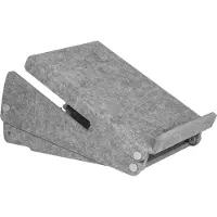 BakkerElkhuizen Circular-Line Laptopständer Bakker Elkhuizen Ergo-Top 320, 60% recyceltes Material, B 215 x H 140 x T 350, lichtgrau