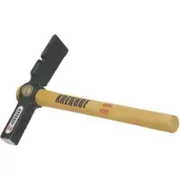 Krenhof Maurerhammer mit Holzstiel und Nagelzieher 500 g