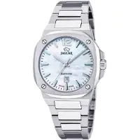 Jaguar J1027/1 RC. Uhr Damenuhr Edelstahl Datum silber