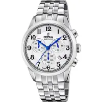 Festina Chronographen Chrono Swiss Made White