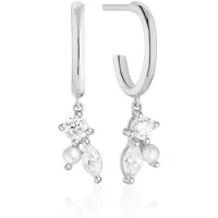 Sif Jakobs - Beautiful dangling silver earrings Adria SJ-E12226-PCZ