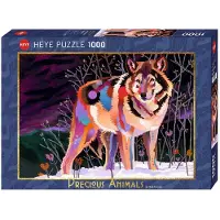 Heye Puzzle Night Wolf, 1000 Teile, 1000 Stück(e), Kunst