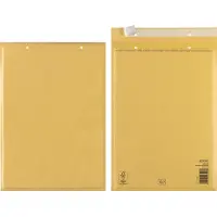 Herlitz Luftpolstertasche G 25x34 cm haftklebend braun FSC Mix 10er Packung