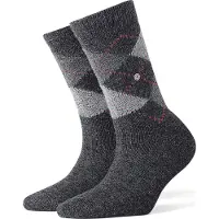 Burlington Socken "Whitby" Einheitsgröße 36-41, Argyle-Muster, weiche Haptik