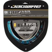 Jagwire Schaltzugset Road & Mountain Elite Link 2x Ltd. Celeste - maximale Sc...