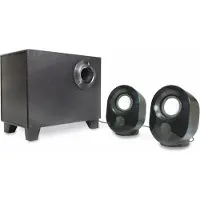 Logilink SP0045, 2.1 Kanäle, 9 W, Universal, Schwarz, RoHS, 3,6 W