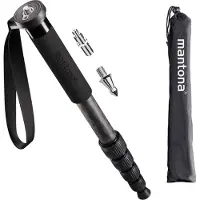 Mantona Pro ONE 165C, 165 cm, Karbon, Schwarz