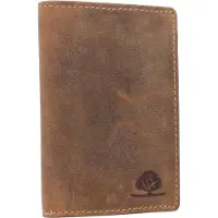 Green Burry Greenburry Leder Ausweismappe RFID Kartenetui Vintage braun 11KF 1794B-RFID-25