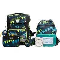 School-mood School Mood Champion Pro Elias (Rennwagen), 7-tlg. Schulranzenset