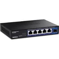 Trendnet TEG-S5061 - Version v1.0R - Switch - unmanaged - 5 x 1/2.5G x 1 Gigabit / 10 Gigabit SFP+ - wandmontierbar