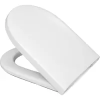 Hamberger Sanitary WC-Sitz Tube SoftClose Premium mit Edelstahl-Klappdbel C4302G wei