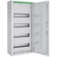 ABN Feldverteiler AP T:160mm mit Volltür 1x4-reihig Komplettschrank REG ABNRM104R01