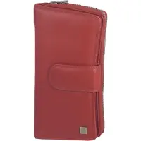 Green Burry Greenburry Spongy Geldbörse Metall-Reißverschlussbörse rot Leder