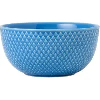 Lyngby Porcelæn - Rhombe Color Schale - Ø13 cm - Blau
