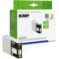 KMP E136, Schwarz, Tinte auf Pigmentbasis, 21 ml, 2000 Seiten
