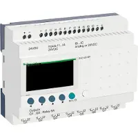 Schneider Electric Electric SR2A201BD SPS-Steuerrelais, Zelio Logic, kompakte Ausführung, 20 E/A, 24 VDC, Display, Relaisausgänge