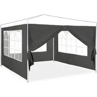 Relaxdays 4x Pavillon-Seitenwand