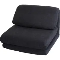 Mendler Schlafsessel MCW-E68, Schlafsofa Funktionssessel Klappsessel Relaxsessel, Stoff/Textil dunkelgrau