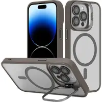 Cadorabo Hülle für iPhone 14 PRO MAX kompatibel mit Magsafe inkl. Kameralinsen Schutz