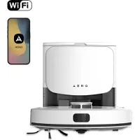AENO Robot Vacuum Cleaner RC4S: wet & dry cleaning, smart control App, HEPA filter, 2-in-1 tank, Staubbeutel