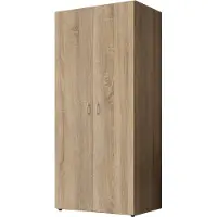 Pol-Power Drehtürenschrank BASE 2 2-türig Sonoma Eiche Holznachbildung 176x81x51 cm (HxBXT)
