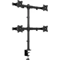 Multibrackets 3316 Flachbildschirm-Tischhalterung 68,6 cm (27") Schwarz Tisch/Bank