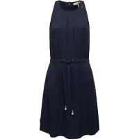 Ragwear Blusenkleid "Sommerkleid Sanai", Damen, Gr. S, N-Gr, blau (navy24), Obermaterial: 100% Viskose CV. Obermaterial: 100% Viskose CV., Kleider Blusenkleid