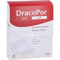 Dräco Dracopor Wundverband 15x15 cm steril 25 St Pflaster