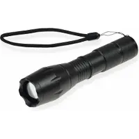 Chilitec LED-Taschenlampe CTL10 Zoom, 10 W, schwarz, 350 lm, 136x37 mm