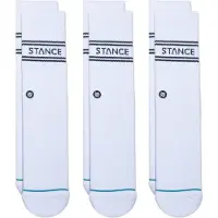Stance Basic 3 Pack Crew Socks white Gr. S