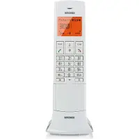 Brondi Lemure, DECT-Telefon, Kabelloses Mobilteil, Freisprecheinrichtung, 50 Eintragungen, Anrufer-Identifikation, Weiß
