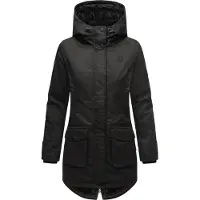 NAVAHOO Parka "Brinjaa" mit Kapuze Modischer Winter Kurzmantel mit zahlreichen Taschen