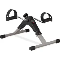 Relaxdays Arm- und Beintrainer, klappbar, für Büro, Zuhause, Senioren Radtrainer, Mini Heimtrainer 39x36x49,5cm, schwarz