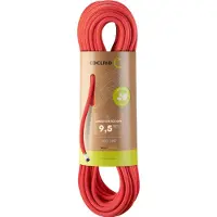 Edelrid - Kletterseil - Eagle Lite Eco Dry 9,5Mm Neon Coral - Größe 80 m - Rot