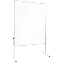 Franken Moderationstafel X-traLine, beidseitig, Oberfläche Acrylglas, B 1200 x H 1500 mm, MT2099