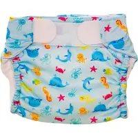Freds Swim Academy Freds Waschbare Schwimmwindel Blau 9-16kg (Größe 2)
