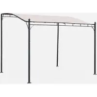 Sweeek - Wand-Pergola 3x2,5 m - Beige