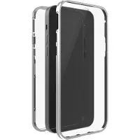 Black Rock 360° Glass Handyhülle 15,5 cm (6,1") Cover Silber, Transparent