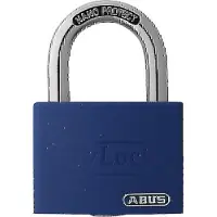 ABUS Zylindervorhangschloss T65AL/40 blau gl. Schlosskörperbreite 43 mm Aluminium gleichschliessend