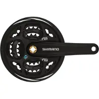 Shimano Altus FC-M311 Kurbelgarnitur 42/32/22 schwarz 175mm 2022 Kurbelgarnituren