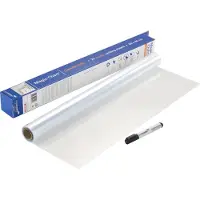 Legamaster Magic Charts , für Cleanboards, blanko, selbstklebend & beschreibbar, inkl. Boardmarker, B 600 x H 800 mm, 100 % recyclingfähig, Polypropylen, transparent, 25 Blatt
