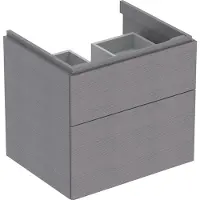 Geberit 500.506.43.1, Grau, 2 Schublade(n), 1 Stück(e), 580 mm, 462 mm, 530 mm