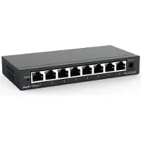 Reyee Networks RG-ES108D - unmanaged switch 8 ports 100mbps schwarz
