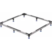 Kaldewei Duschwannen Fussrahmen FR5300 FLEX, für Arrondo 100x100 ablängbar