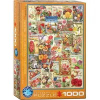 Eurographics Puzzle Saatgutkatalog: Blumen 1000 Teile