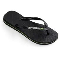 Havaianas Brasil Logo, Weiblich, Erwachsener, Flip-Flops, Schwarz, Abbildung, 35 - 36