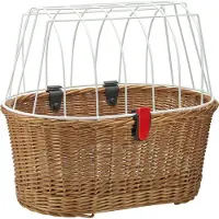 Klickfix Hundeshopper Doggy Basket braun, 45x52x36 cm, mit Korbklip